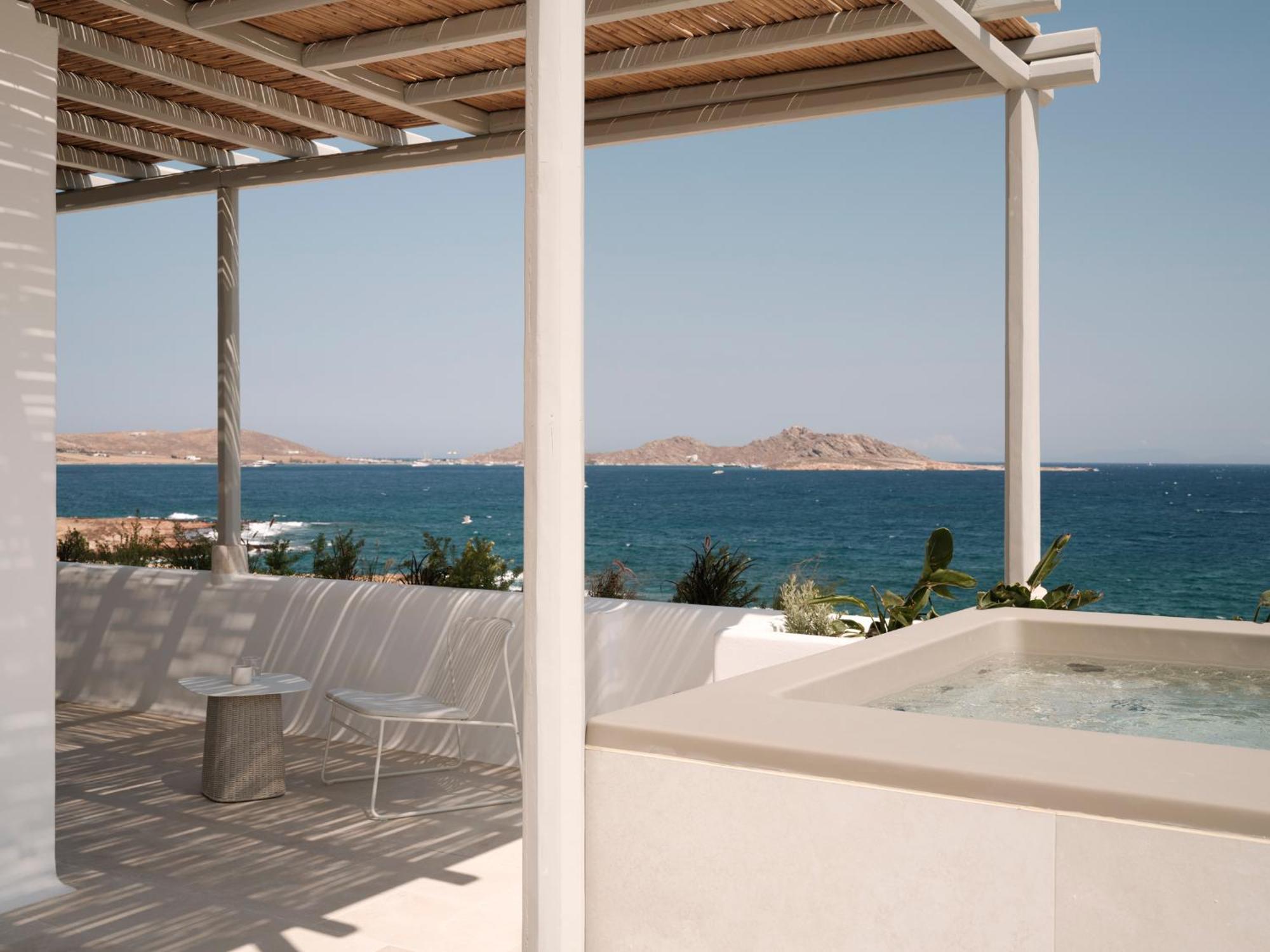 Akria Seaside Suites Naousa  Bagian luar foto